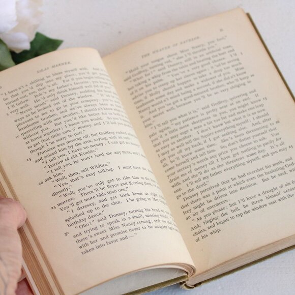 Vintage Antique 1910s Book, "Silas Marner", by George Eliot - Picture 8 of 10
